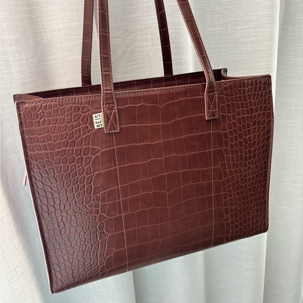 BEIS Work Tote in Maple Crock